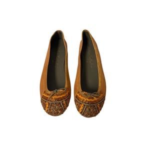 NEW MEHER KAKALIA women's bizi ballet shoes in gold